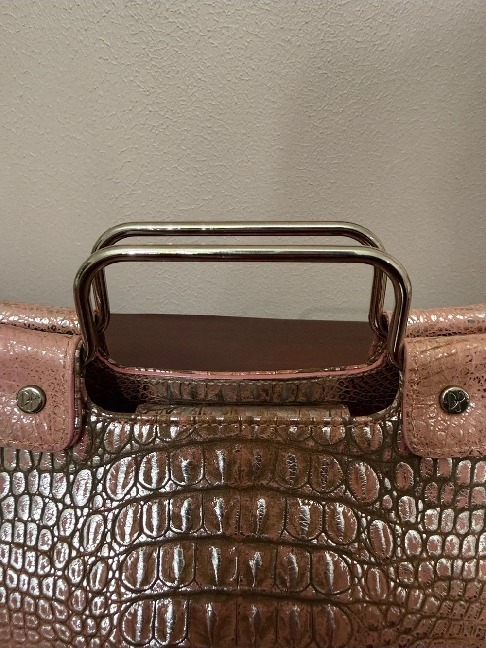 Donald J. Pliner sleek croc